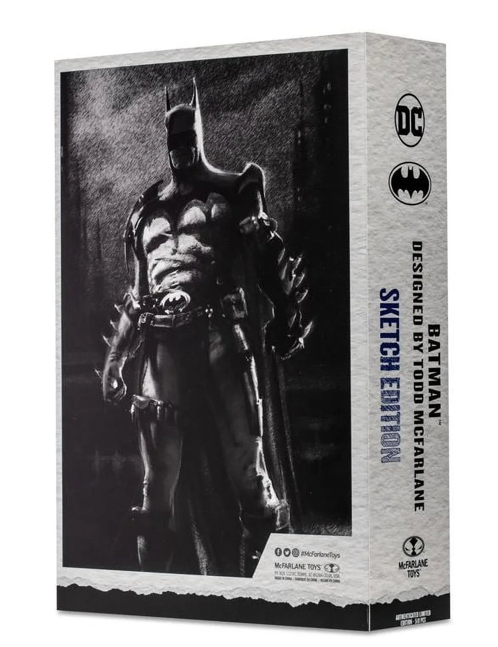 Edition DC 7" Batman Figure Multiverse EE Label Gold Exclusive Sketch Action