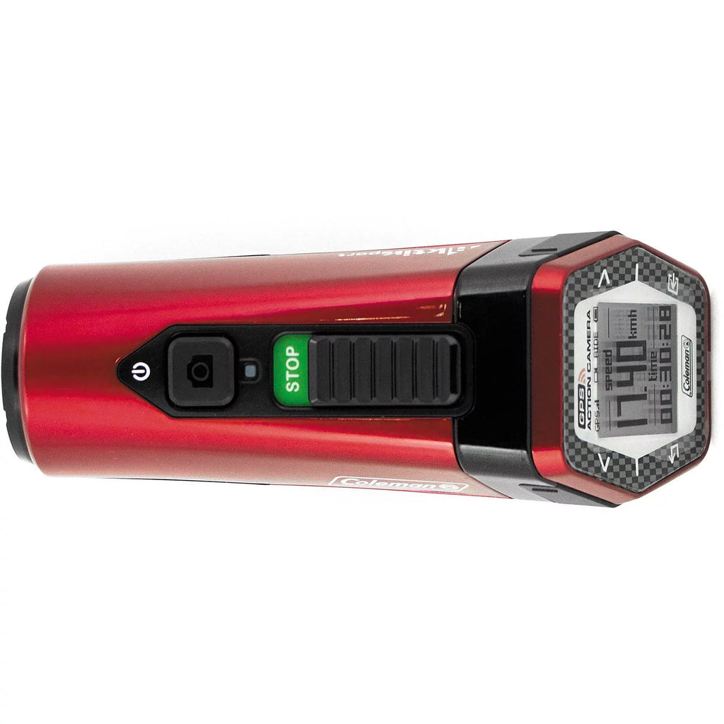 AktivSport and GPS HD (Red) with Action 1080p CX9WP-R Coleman Sports Camera Health Stats