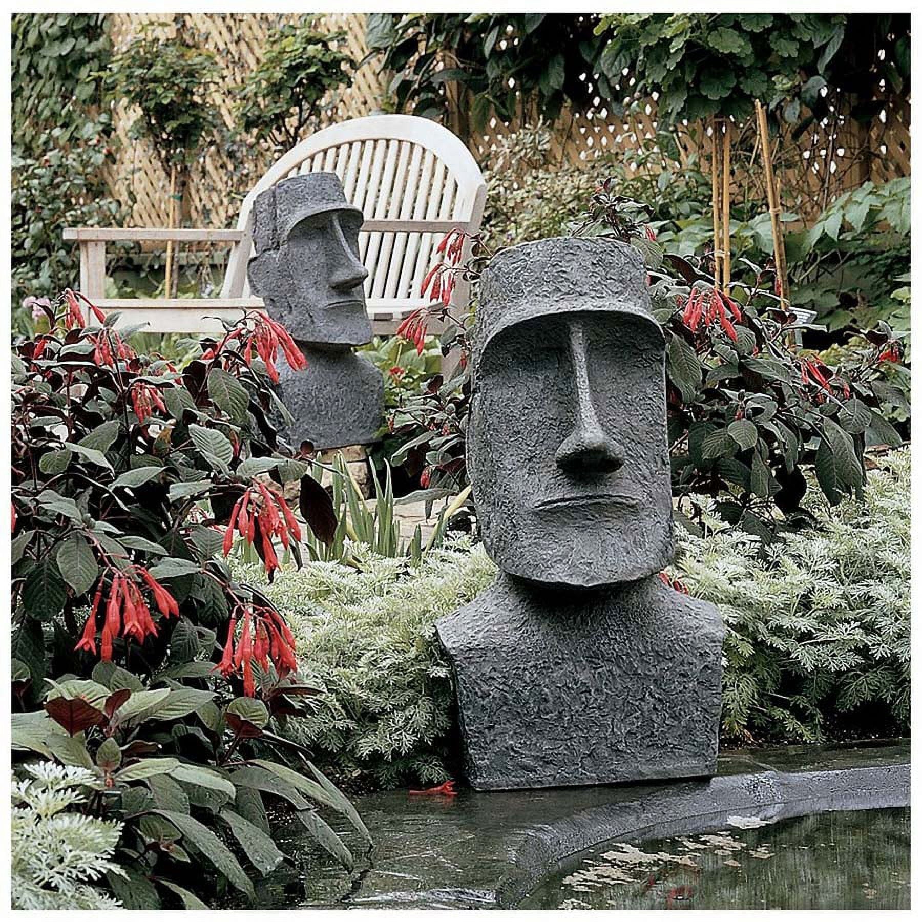 Moai Large Monolith Ahu Akivi Island Easter Design Statue: Toscano