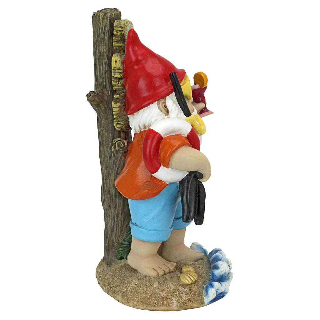 Gnome Design Toscano Tropical Happy Hour Garden Statue