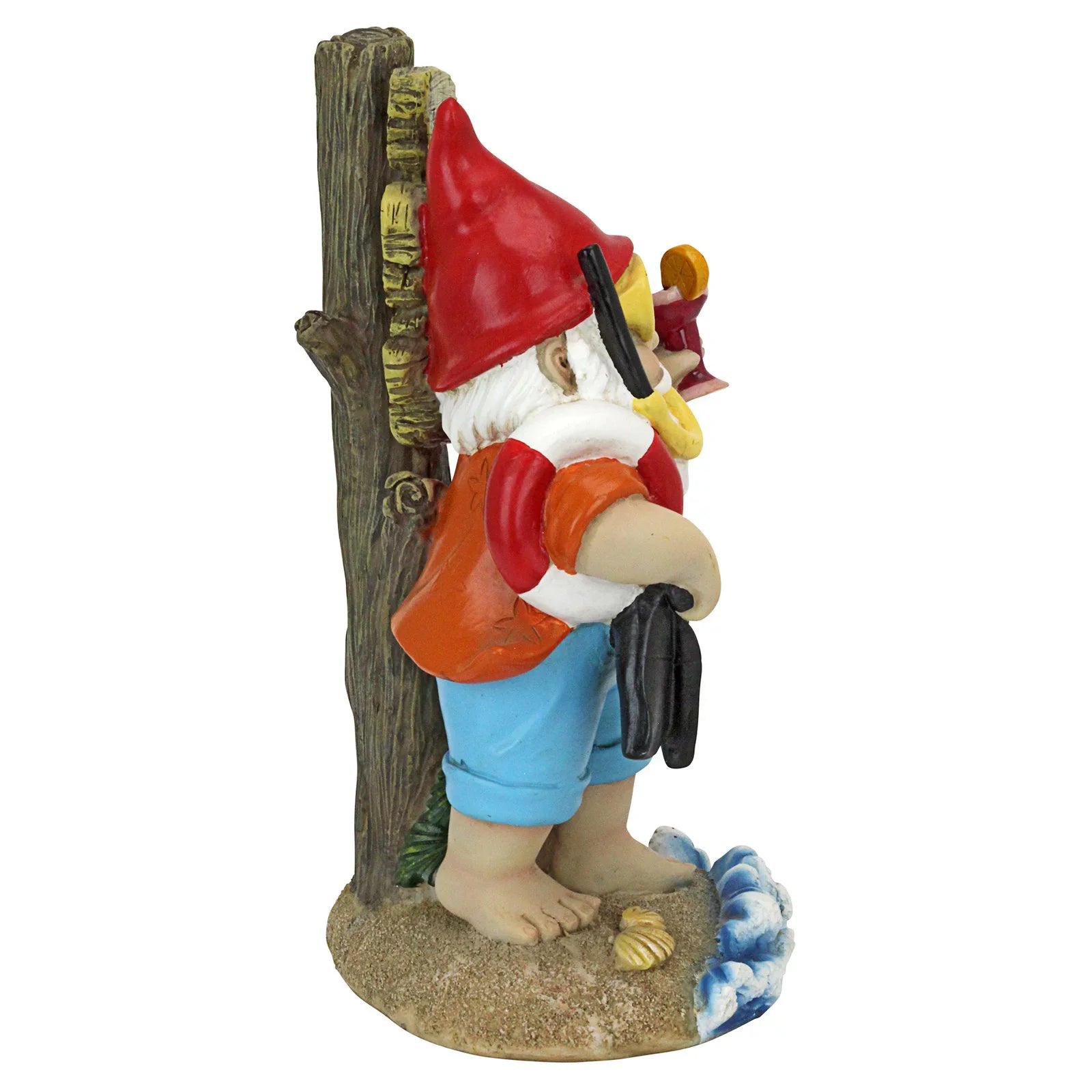 Gnome Design Toscano Tropical Happy Hour Garden Statue