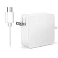PSU AC Laptop 65W Compatible 2-in-1 Replacement Charger for White P82G003 XPS BOO Adapter 7390 Type-C USB 13 KONKIN