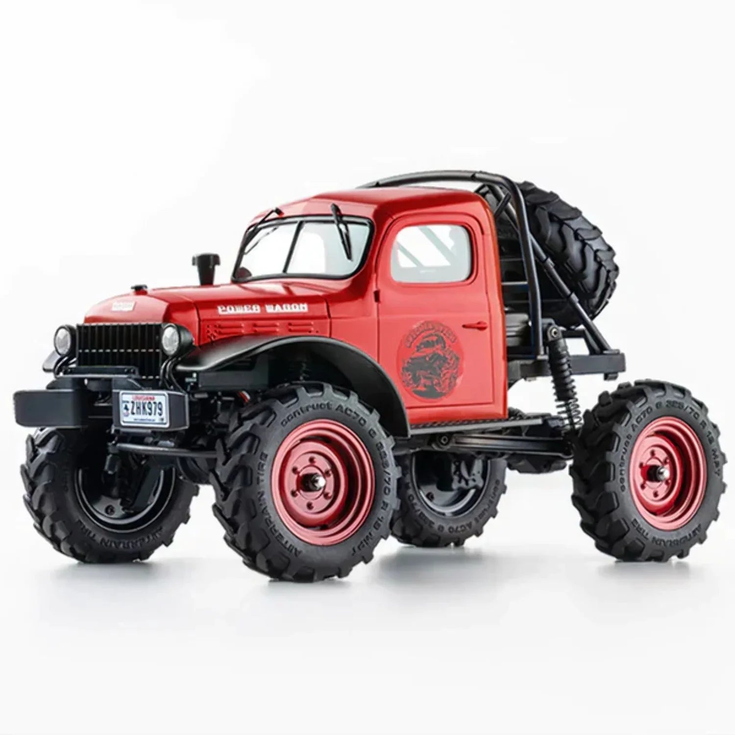 Wagon Red FMS 1:24 Power FCX24 RTR -
