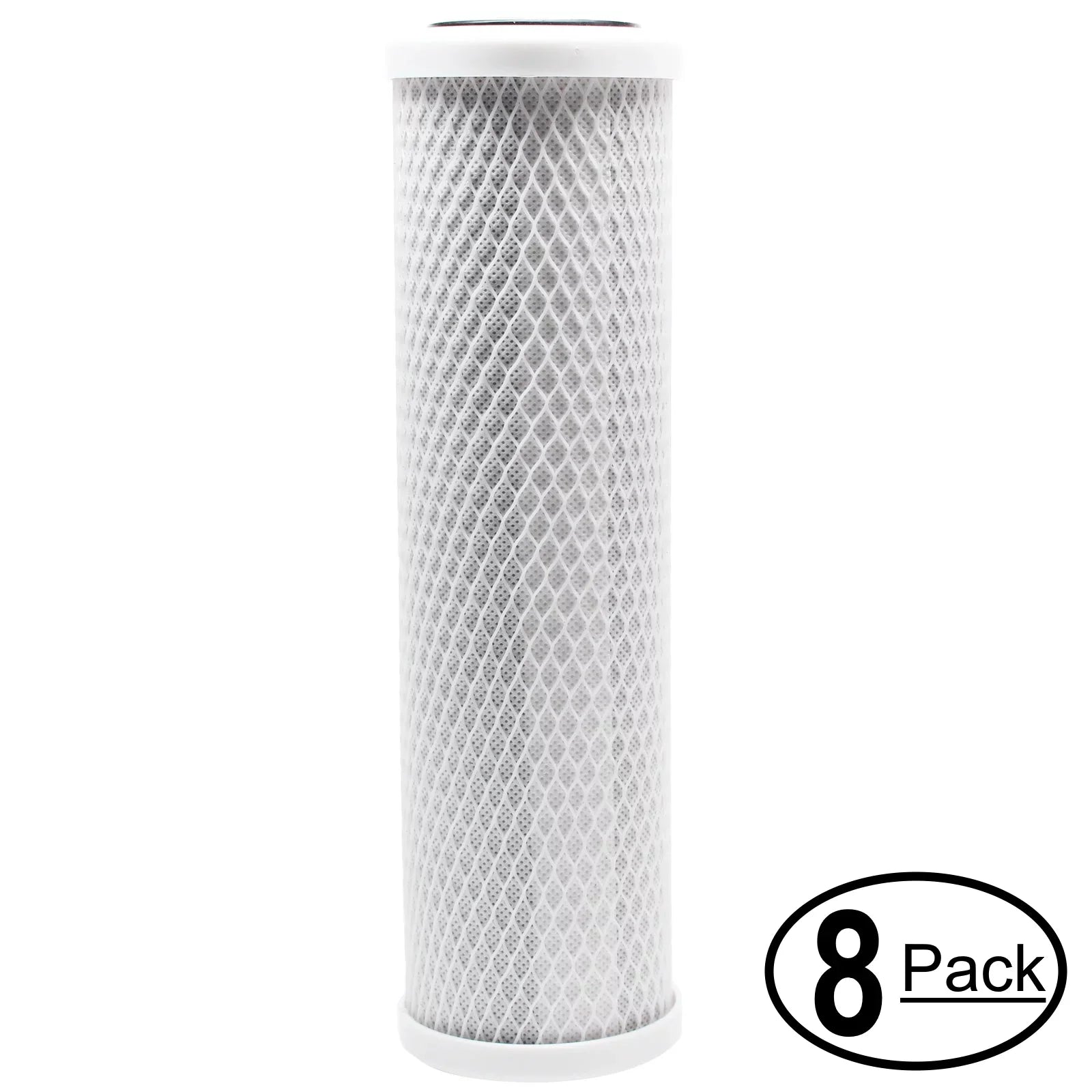 '- - Pure Brand GE for PRE-FILTRATION for Block Filter Universal Replacement Carbon SYSTEM Activated Filter 8-Pack GXWH04F Denali HOUSEHOLD 10 GE inch