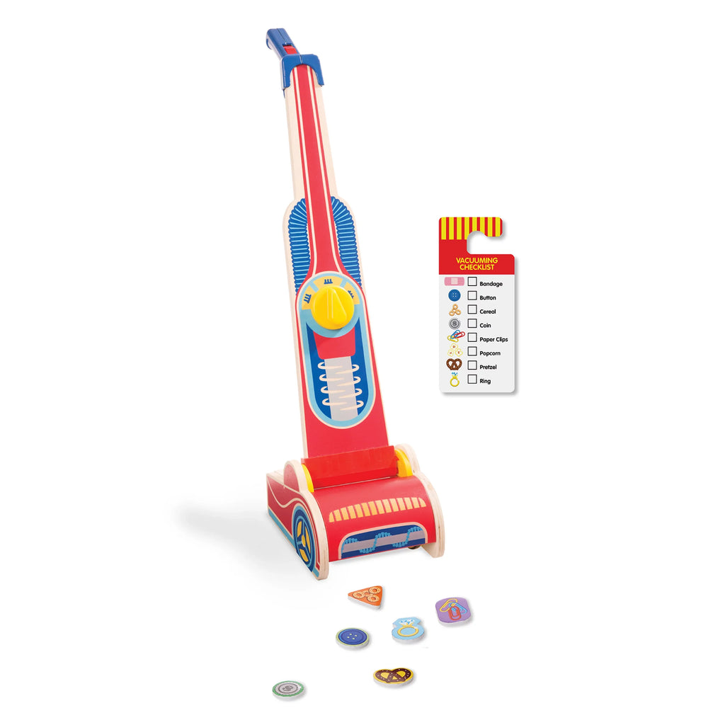 Doug Set Vacuum Wooden (10 & Play Melissa Cleaner pcs)