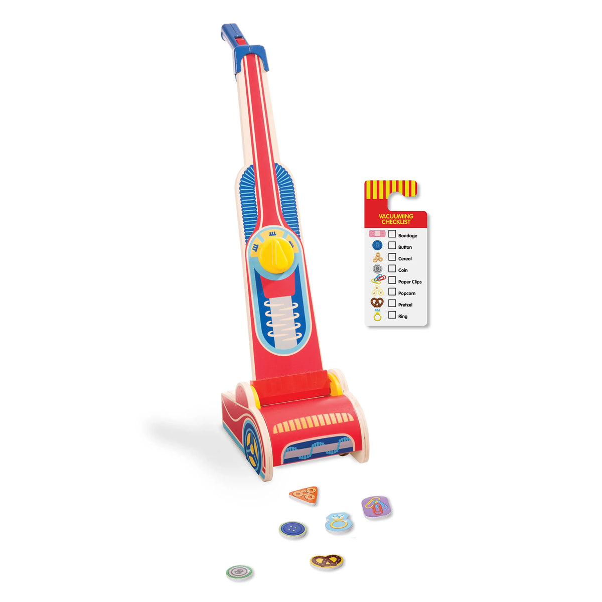 Doug Set Vacuum Wooden (10 & Play Melissa Cleaner pcs)