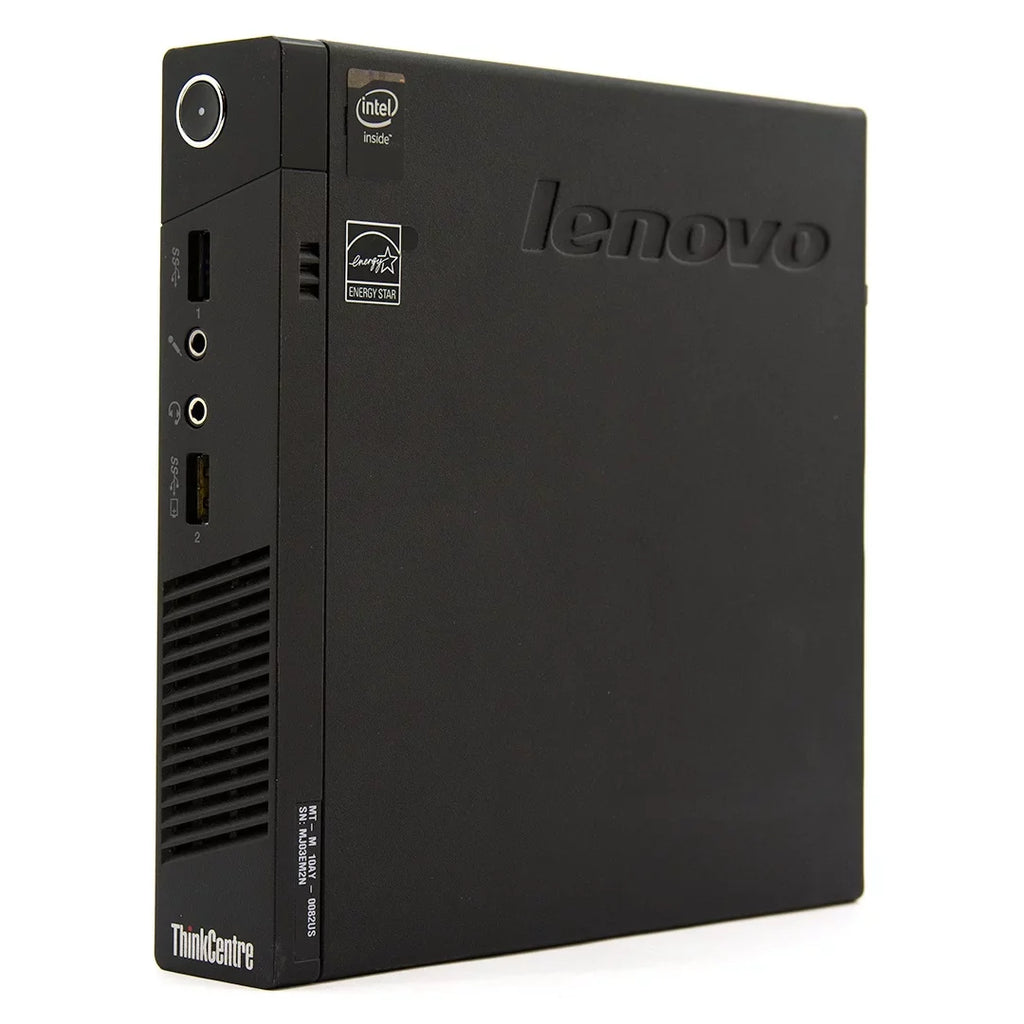 Hard Home Tiny i3, DDR3 Form Restored Windows 64 (Refurbished) Core bit M73 4GB Drive, Factor Intel RAM, SSD PC, 120GB 3.2 ThinkCentre Computer 10 GHz