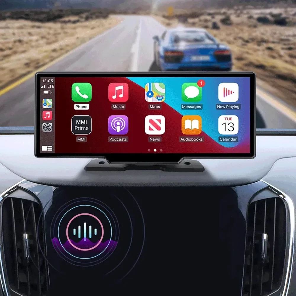 Carplay Car Dashboard Inch Mirror Rearview & Camera 10.26 Android Auto DVR camera Navigation DVRS,Front Masslatie Monitor Cam GPS Dash Video