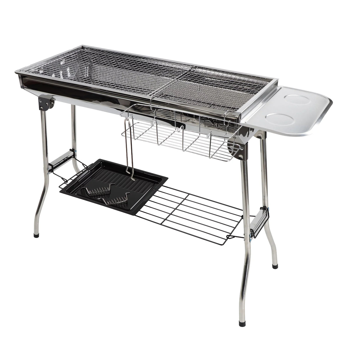 BBQ - Grill 26.8in Tall Foldable Portable Grill Camping for Charcoal Neature