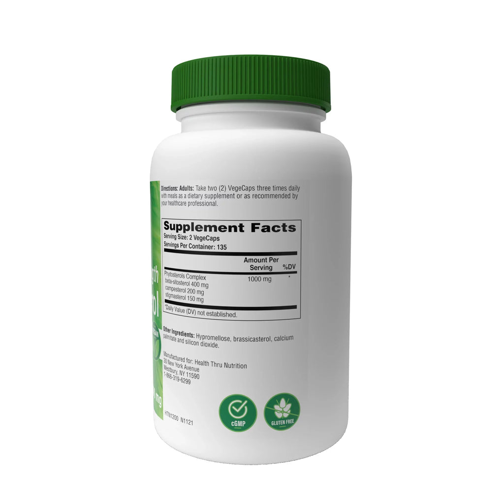 Complex Sitosterol Beta 270) Health Ultra | Strength (Pack Phytosterols Vegan | of Nutrition Thru Beta Non-GMO 1,000mg 400mg