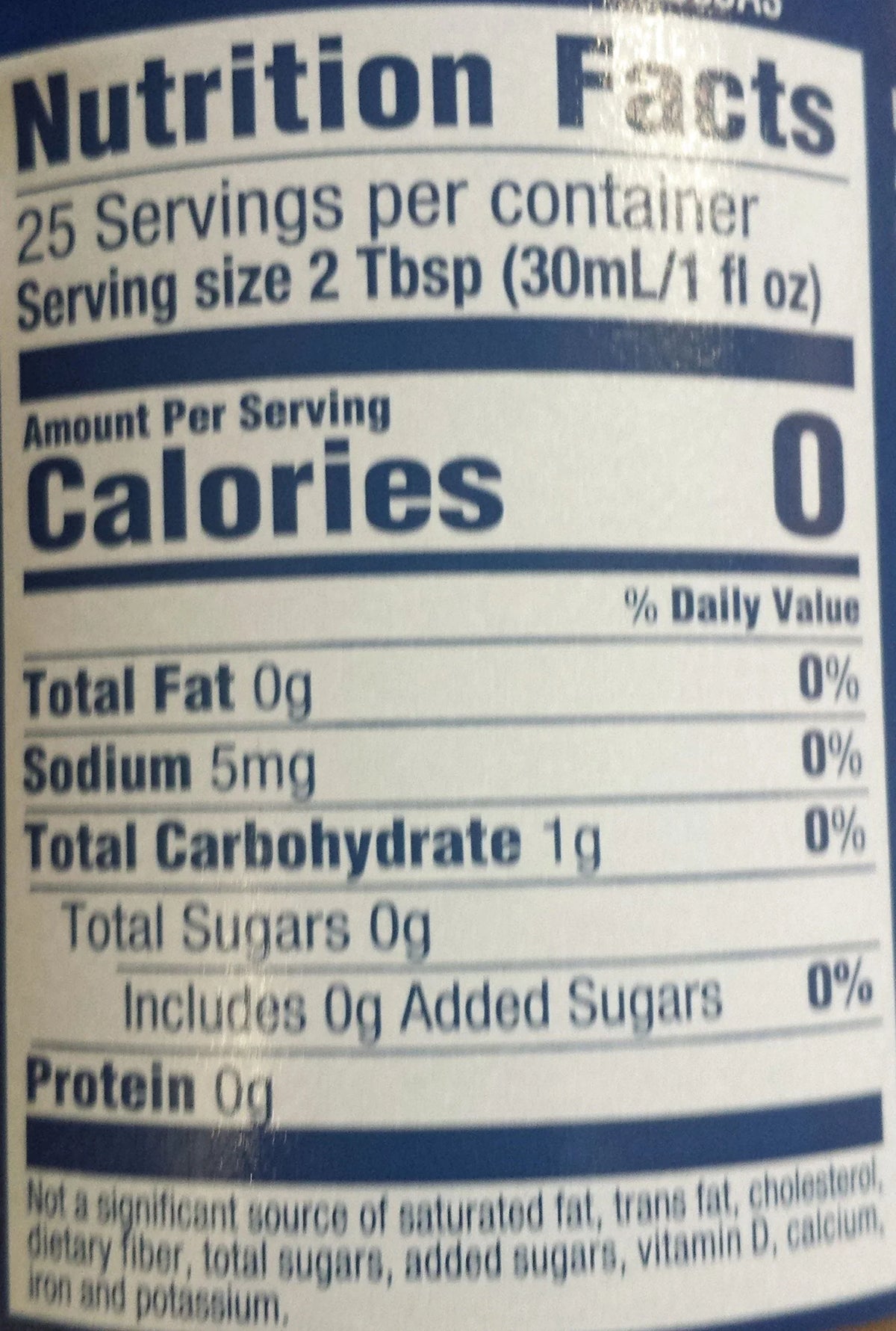 Free Sugar Torani Sugar Brown Syrup Cinnamon 3-Pack