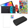 Accessories Switch Nintendo Neon Superstars with and Party in Mario OLED