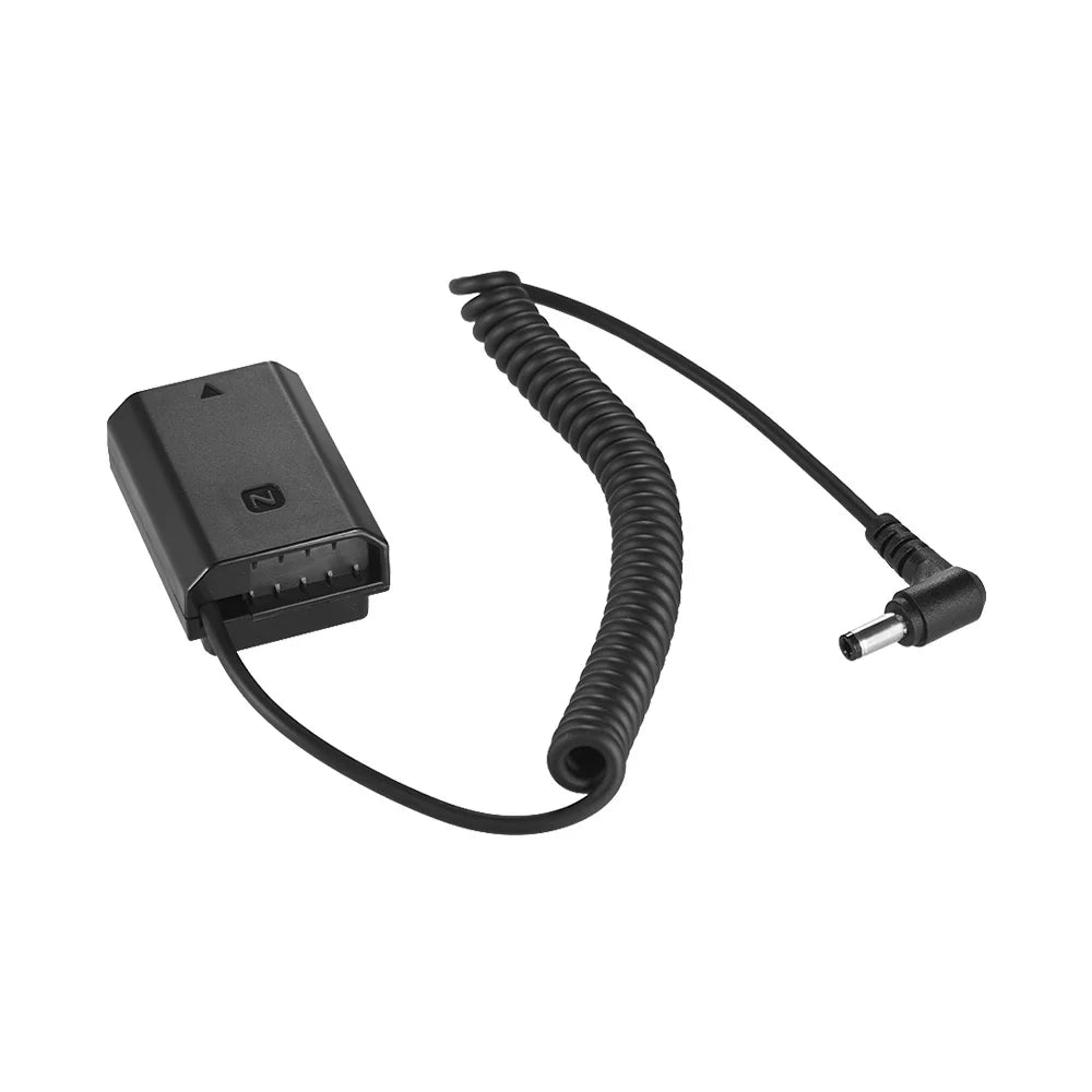 Battery with NP-FZ100 Pack Cable Suitable Andoer Spring A7RIII A7III for A7SIII Dummy DC Coupler Connector A9