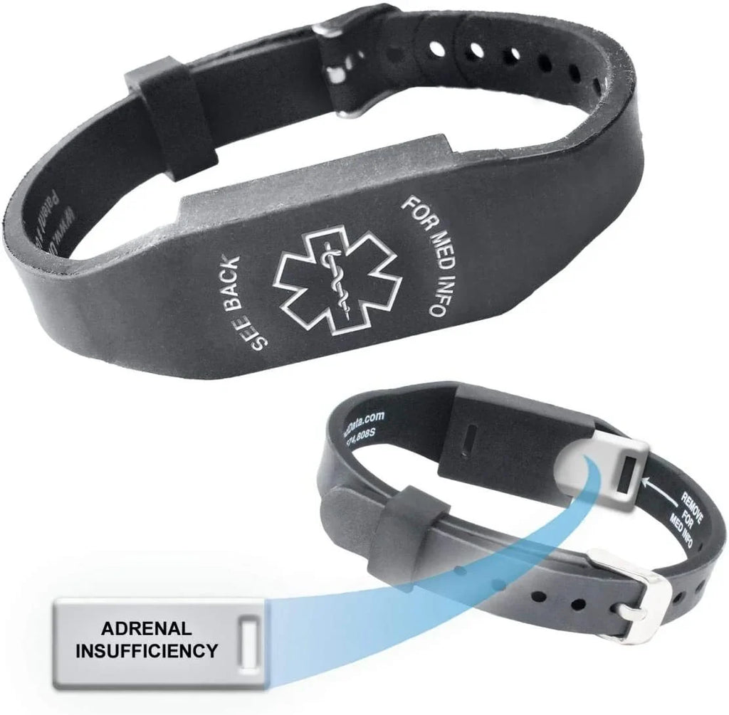 Alert ID Women Insufficiency" and Men Medical "Adrenal Bracelet for ELITE