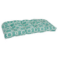 Patterned Spun Pool Blazing Polyester in. Bench Settee U-Shaped 19 Elipse Cushion, Needles Tufted 42 & x