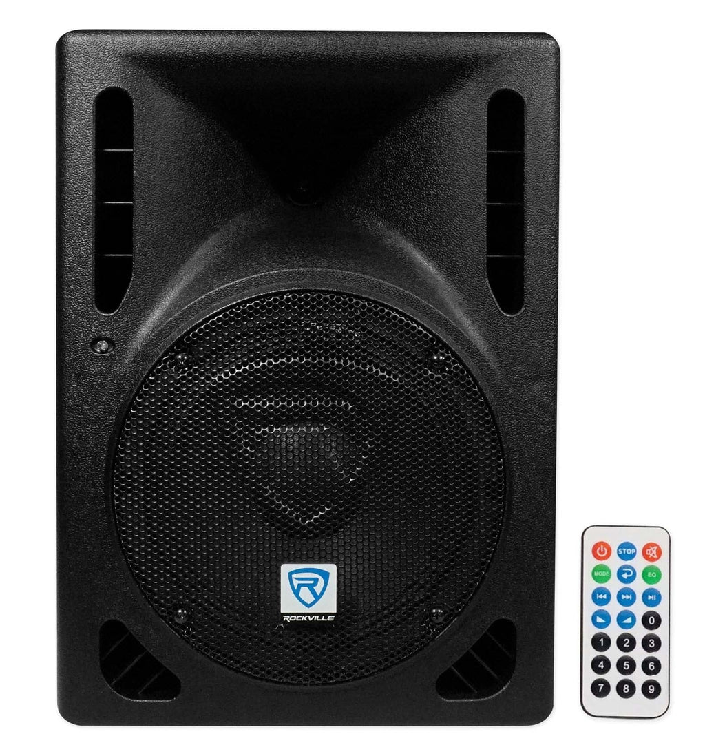 BlueTooth/Wireless/Remote/EQ Speaker Powered RPG8BT PA 400W Rockville V2 8 DJ inch