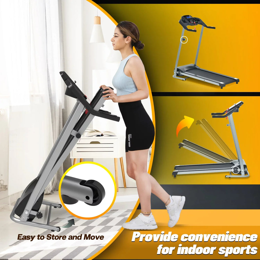 Ideal Apartments Gym for and Perfect FYC Use Folding Home Treadmill for Small