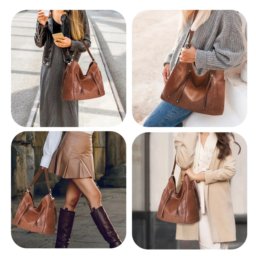 (Birthday, Mother's Leather Shoulder Hobo Cross Handbag Valentine's Vegan Fashion Day, Bag Purse Day, Gift) Women's Graduation Christmas,