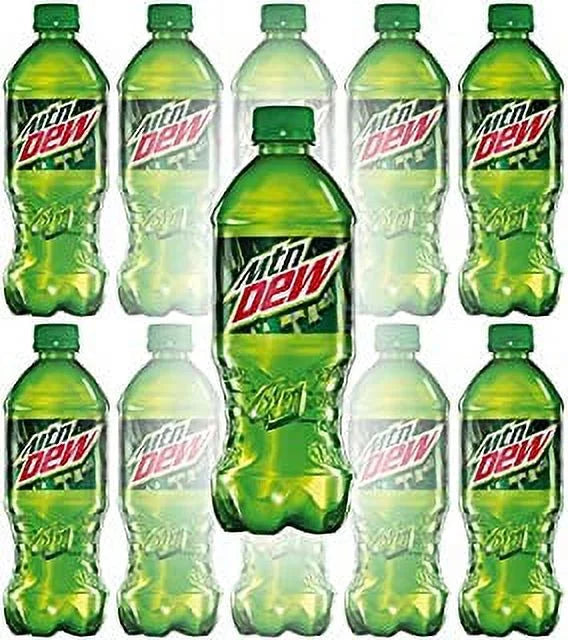 12 of 20 oz Soda, Dew Mountain -Pack Bottles
