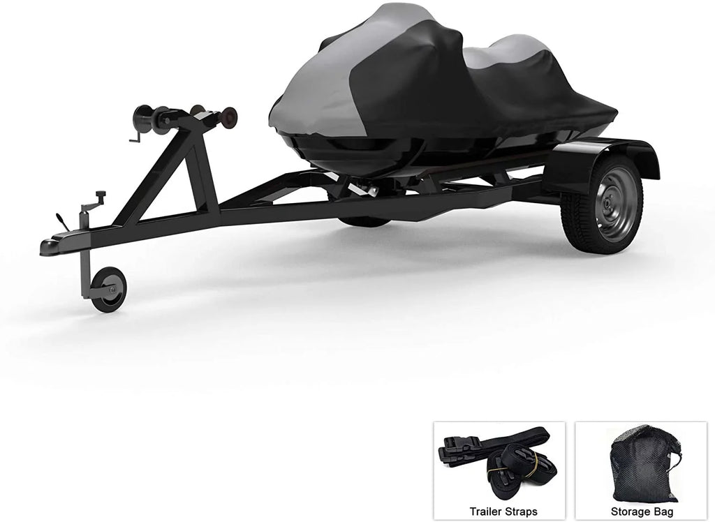 Covers for Gray/Black Protects - Trailer All Color Trailerable Storage UV - More! - Includes Bag Jet Sun, Straps Rays, EXR and - and from Rain, 2021 climate Yamaha Ski Weatherproof