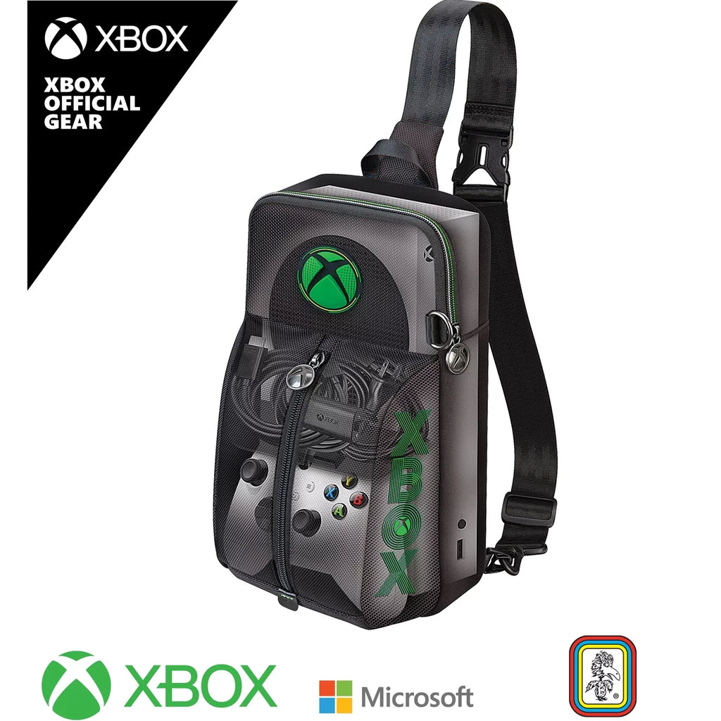 Traveler S RDS Case XBOX Series Game Black-Green, Video Sling Bag Carrying