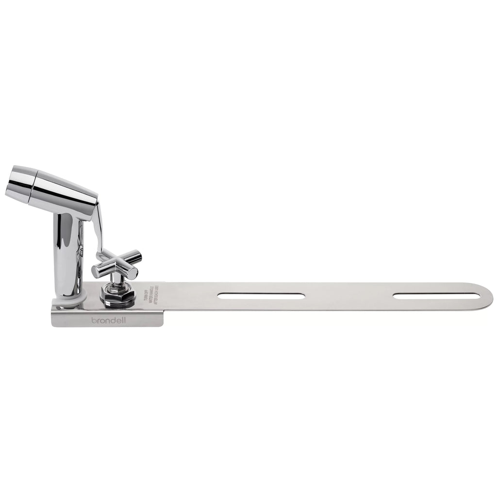 in Bidet Easy Sprayer Shut with CleanSpa Hand-Held Integrated Brondell Holster Silver off and