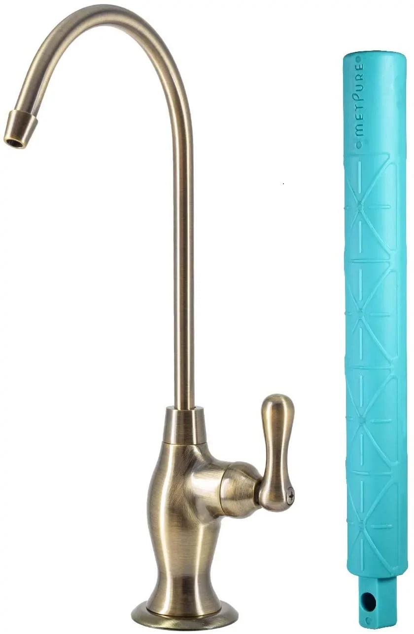Metpure Faucet With Osmosis Antique liquid liquid Filtration design Vase Drinking Dispenser Non Reverse Gap Air Wrench Brass Faucet