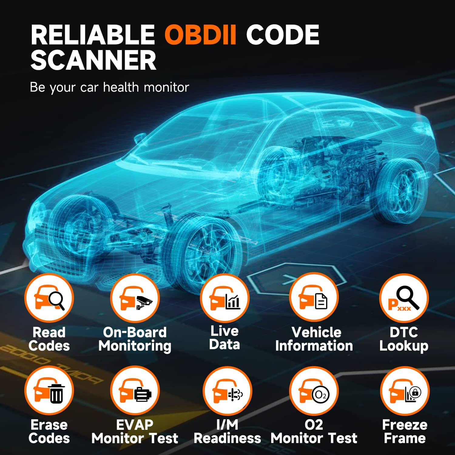 for FOXWELL Reader TPMS Coding Relearn Diagnostic Scanner fit Reset Scan Code Tool Bi-directional NT710 OBD2