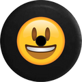 Inch 2019 Wrangler Cover Text Emoji Tire 32 RV Spare for Grinning Camera Smiling JL Face 2018 Backup Jeep