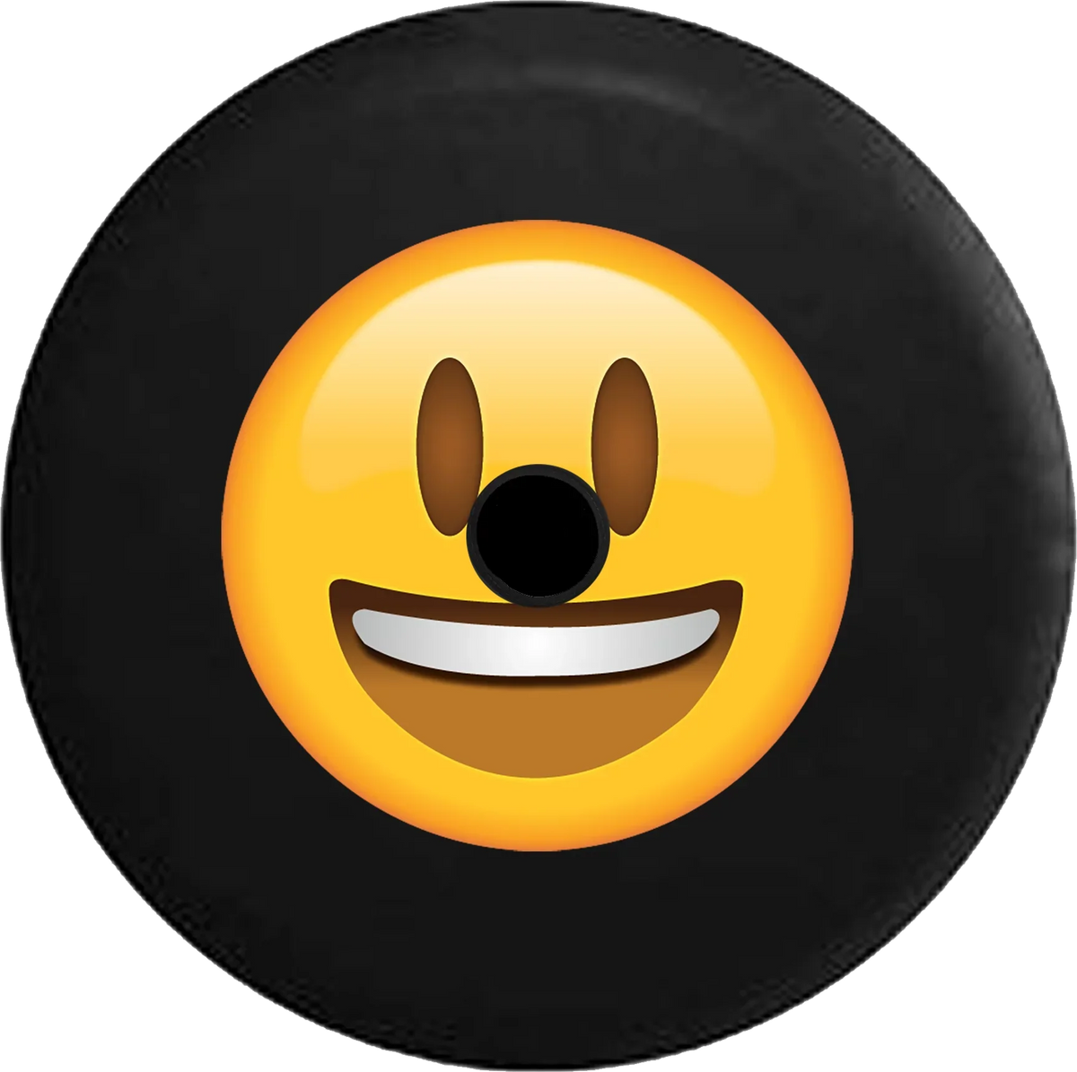 Inch 2019 Wrangler Cover Text Emoji Tire 32 RV Spare for Grinning Camera Smiling JL Face 2018 Backup Jeep