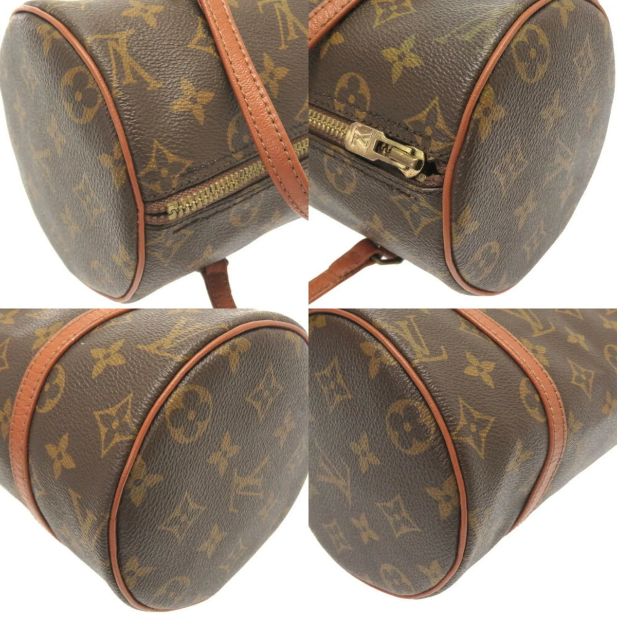 Pre-Owned M51386 Papillon Bag (Fair) Handbag 0176 26 Monogram