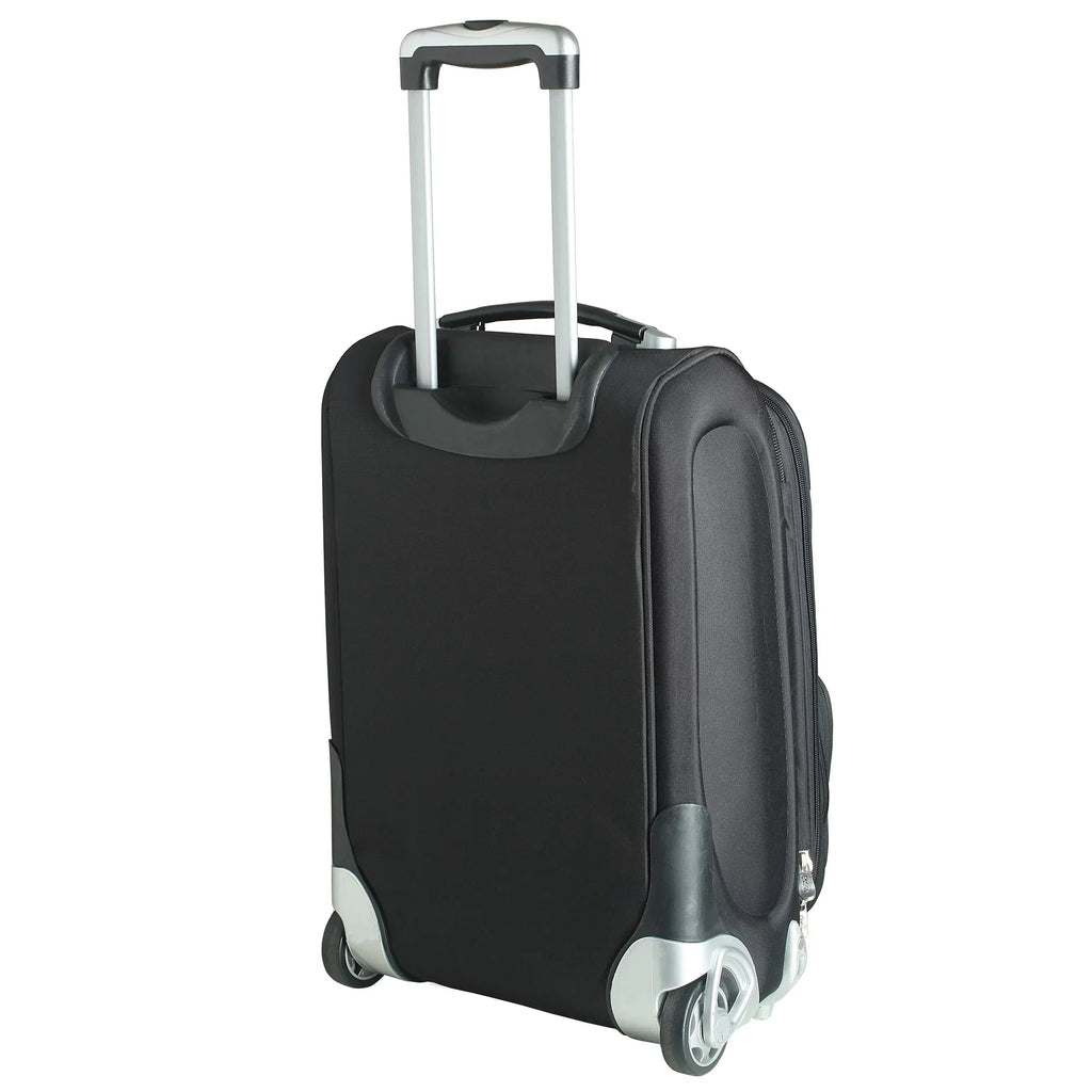 Texas Black Suitcase Longhorns Carry-On MOJO Rolling 21" Softside