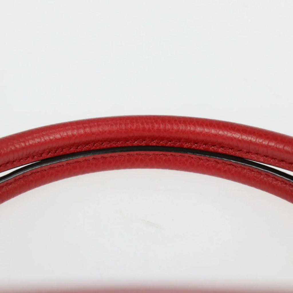 (Good) shoulder red metal charm gold leather fittings 449660 Pre-Owned GG 2WAY handbag bag