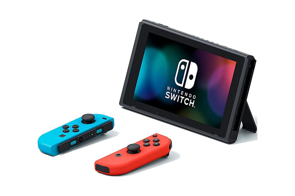 Switch Nintendo of 3 Blue Switch Console /The 32GB Months Switch Deluxe Mario 8 Breath and Wild Red Online Zelda: the Legend of with Membership Joy-Con, and Neon Nintendo Nintendo Kart Bundle: