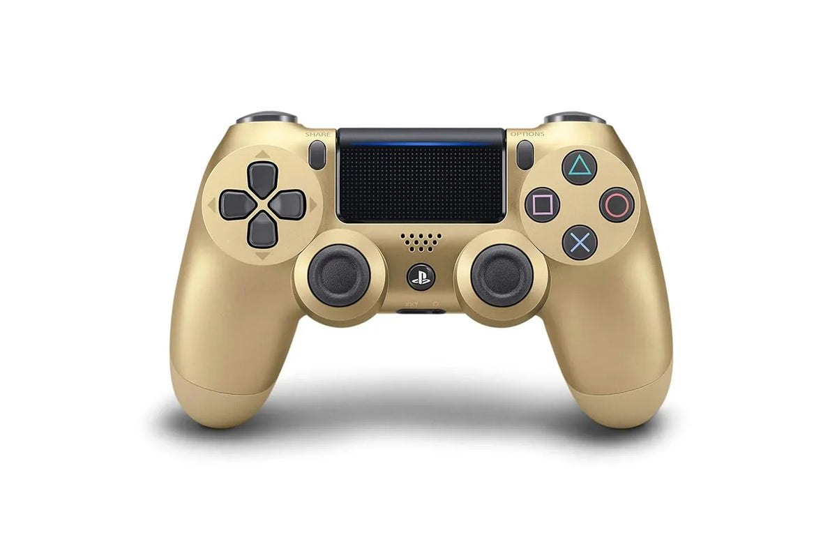 Earbuds DualShock - With Wireless New 4 Bundle Gold - BOLT Blue Controller PlayStation Like AXTION