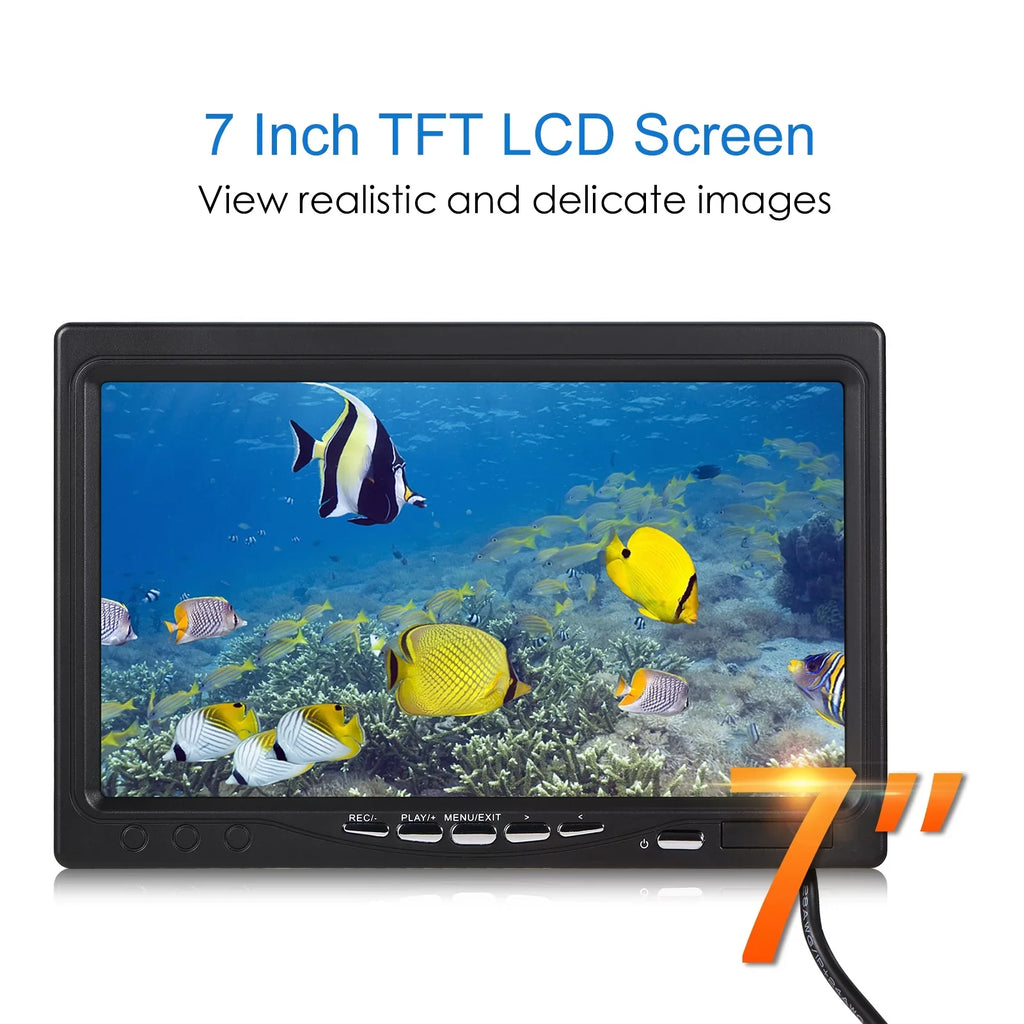 Lake 12LEDs IP68 Display Sea Waterproof Display Underwater /9 Cable 7 Lake Fish Fish LCD Camera LCD 7Inch/9Inch Boat camera,15M/30M/50M Sea Pristin LCD Sea 7Inch/9Inch IP68 Waterproof 15M/30M/50M