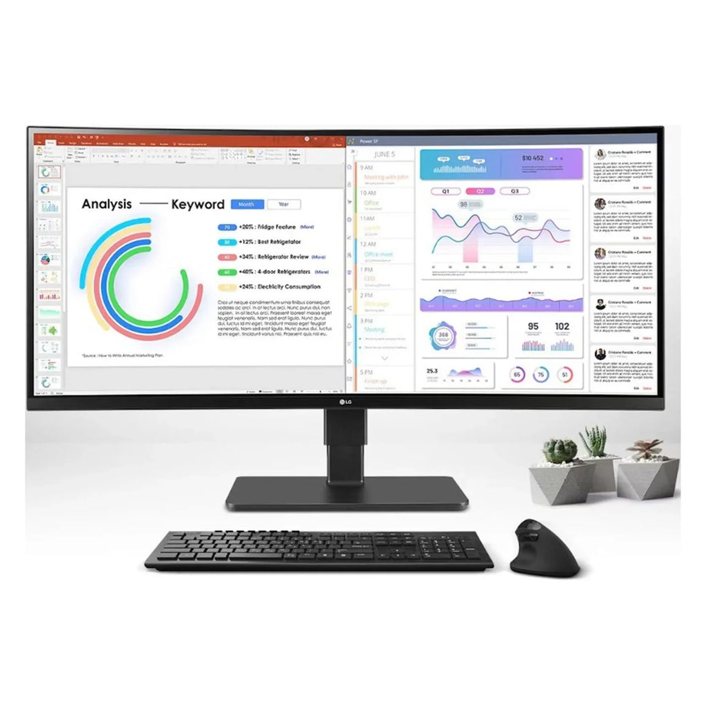 sRGB 3440 LED 1440 Monitor, x Black, HDR10, 34BQ77QB-B 34\" Ultrawide Textured Curved LG