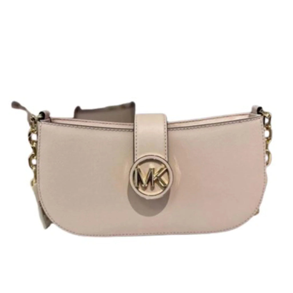 (Powder Shoulder Leather Kors Carmen 35F2GNMC0L-424 Bag XS Womens Blush) Pouchette Michael