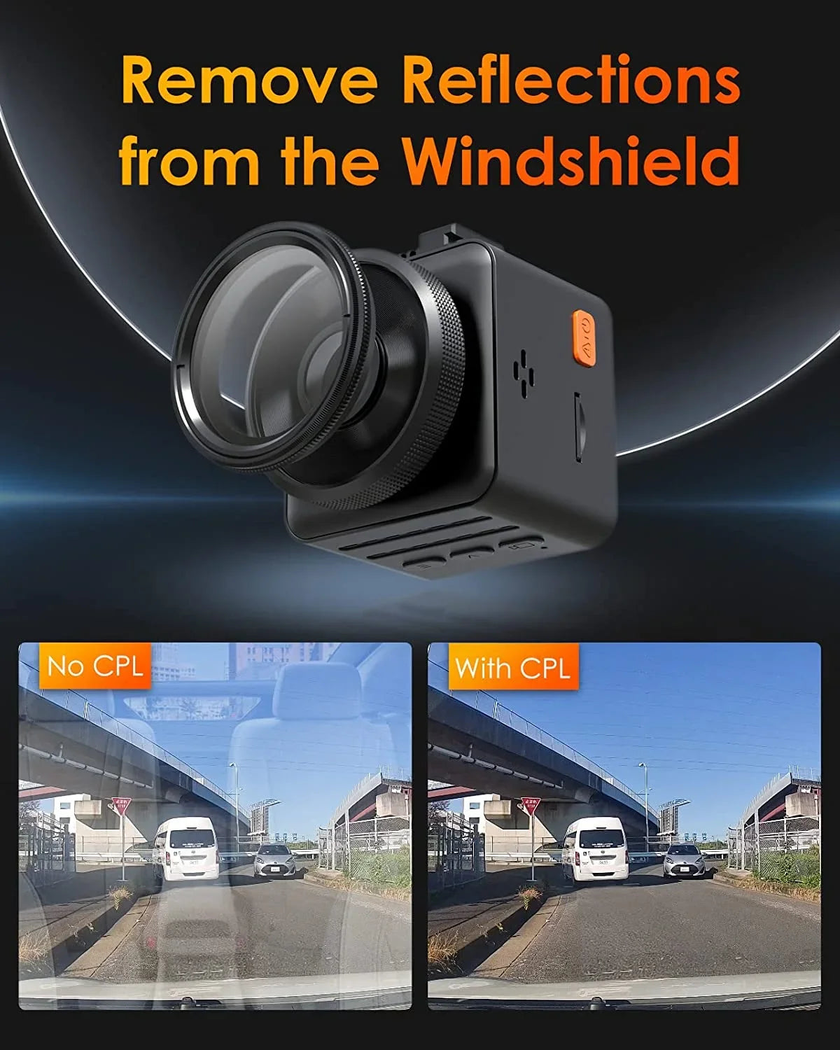 Filter E3, E2, Dash Lite, for Reduce Glare N4 Circular 40mm Polarizer Pro CPL Ultra-Slim Cam, E1, N5 E1