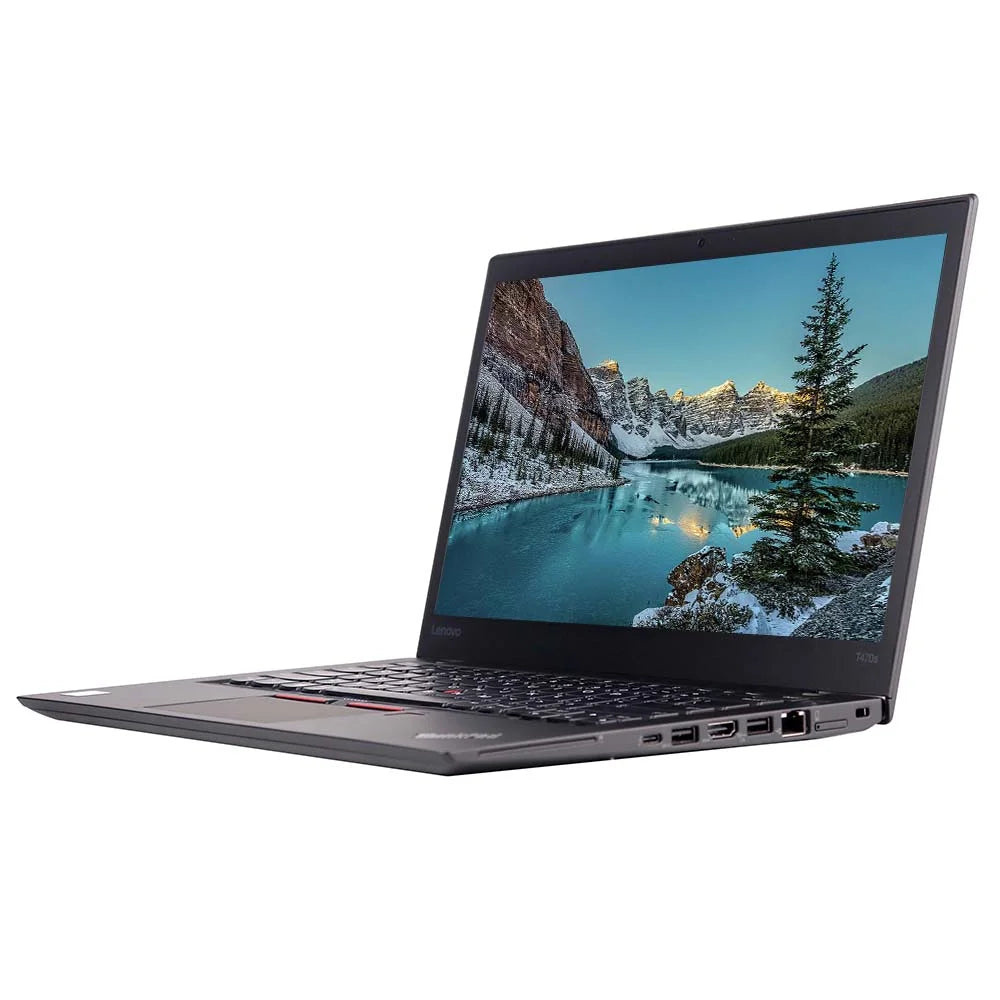 Backlit Keyboard Bluetooth ThinkPad Used PC Wi-Fi i5 14" 2.40 8GB 256 HDMI Slim GHz Laptop Core Computer T470s 10 4.1 Windows SSD Intel Laptop (Refurbished) USB-C Pro Restored Laptop - Webcam
