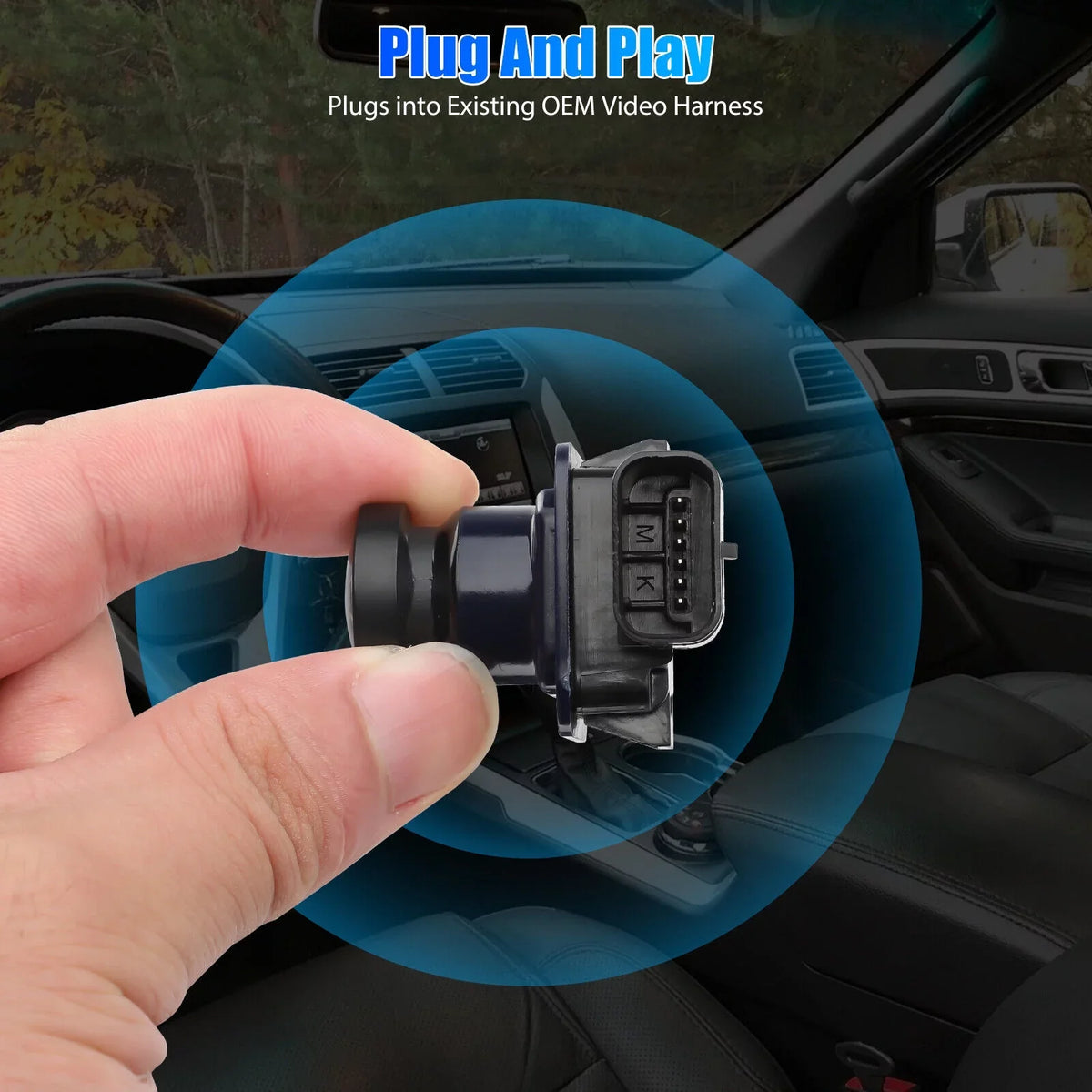 '- Up Rear Camera Camera Explorer For Safety EB5Z19G490A View 2011 Back 2015