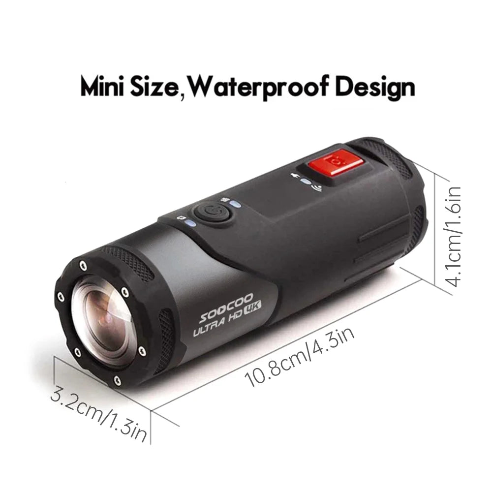 Wifi Camcorder,Head Adventure Camera Mounted Head With Bike Wifi Head-mounted Helmet App - Camera Camera Camera Adventures 4k Adventures Waterproof
