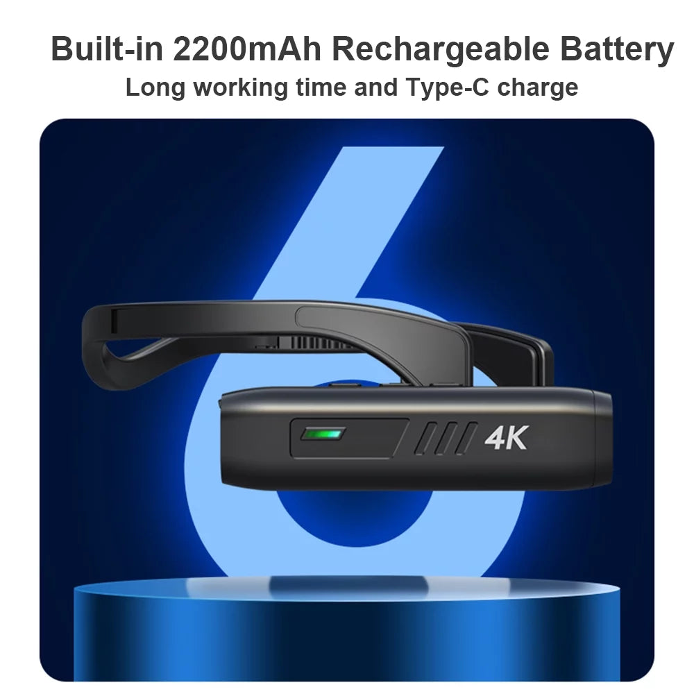 FHD 60FPS 1080P Camera Head Mounted Camcorder WiFi EP6 Andoer Wearable 4K Webcam Recorder Camera Video Hands-Off Camera Camera Vlog