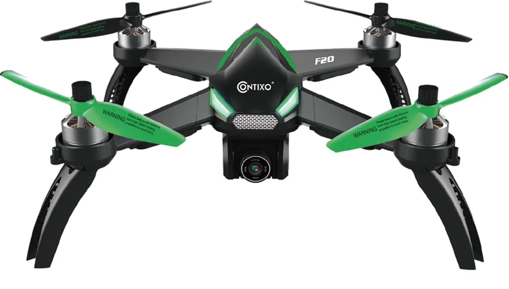 BLACK/GREEN App F20 Contixo Controlled RC Drone Open Box Quadcopter - Remote