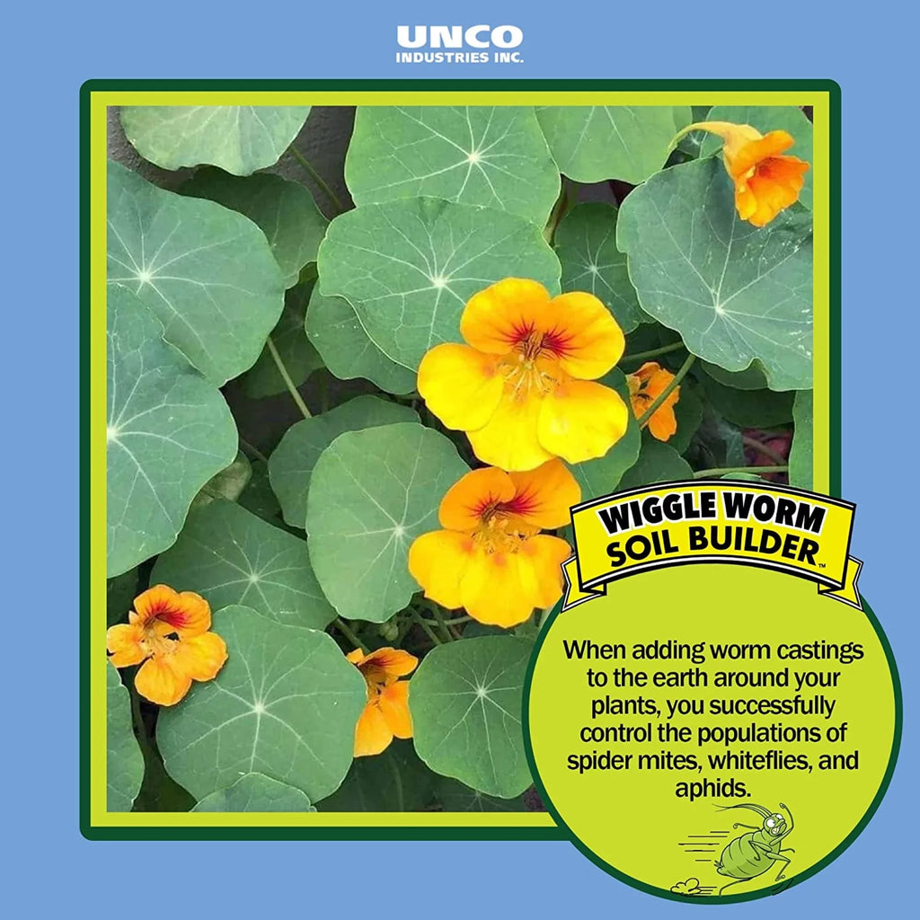 WIGGLE Pack) Soil 15 WORM lb. Earthworm (4 Fertilizer, Castings Builder Organic
