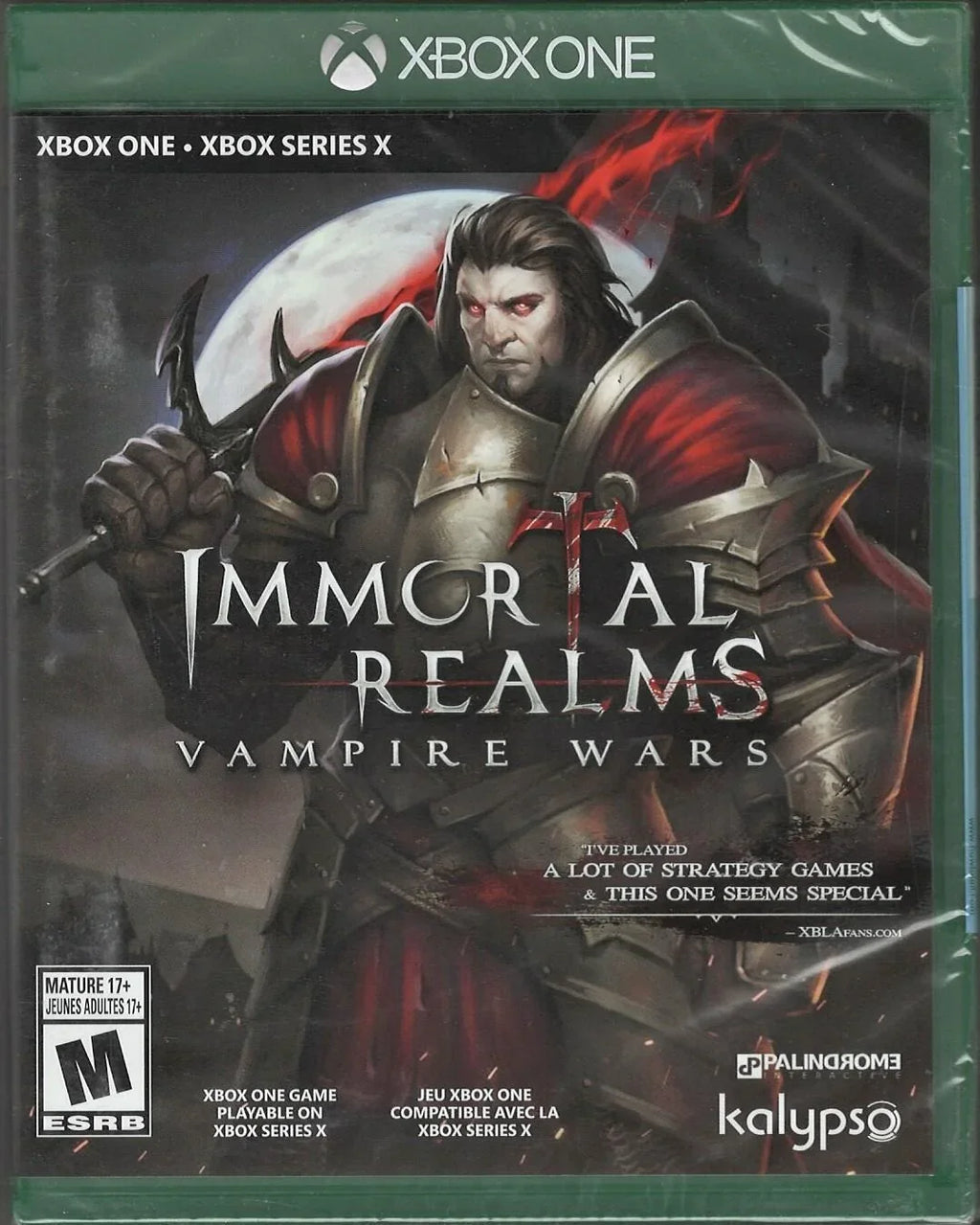 Vampire US Realms: Xbo Factory Sealed One Wars Immortal New (Brand Xbox Version)