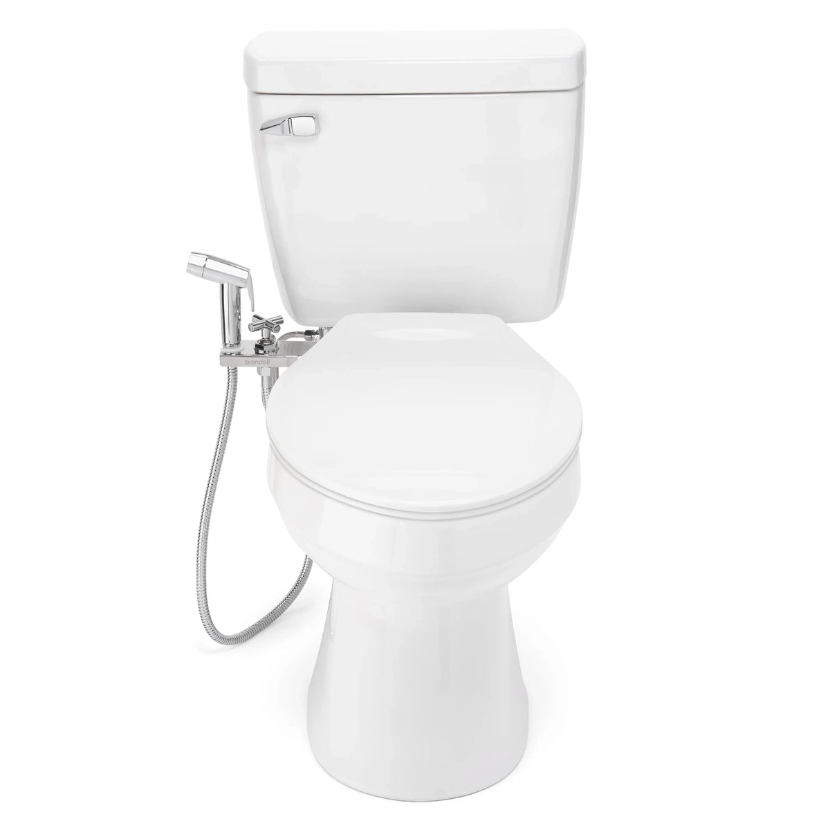 in Bidet Easy Sprayer Shut with CleanSpa Hand-Held Integrated Brondell Holster Silver off and