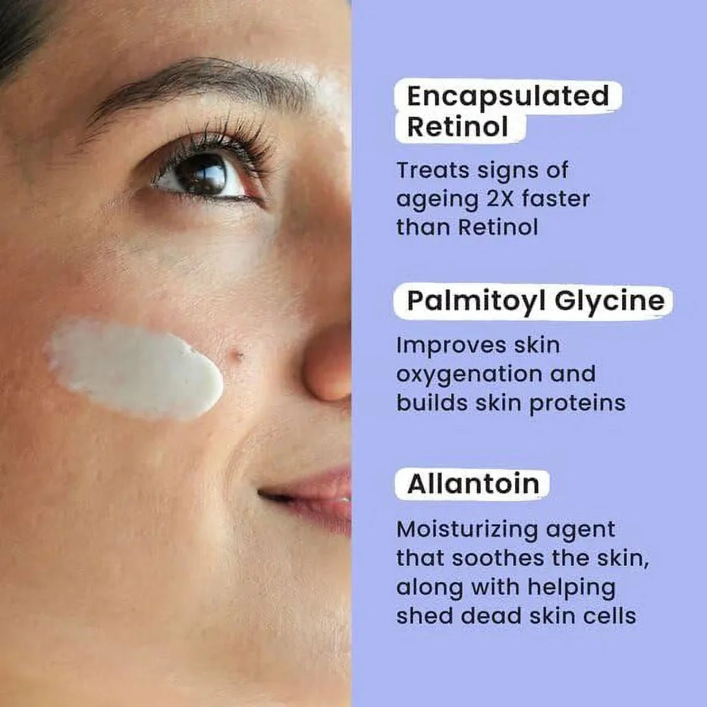 Beginner | | 0.15% Night Tightening Friendly for No and and Retinol Lift Retinol Anti Purg fine Face | | Night Reduces Cream Foxtale wrinkles Ageing Serum lines
