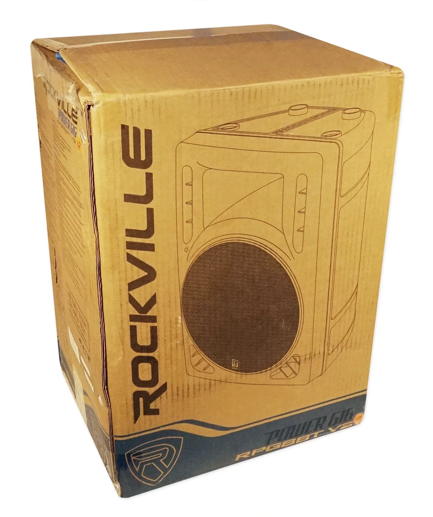 BlueTooth/Wireless/Remote/EQ Speaker Powered RPG8BT PA 400W Rockville V2 8 DJ inch