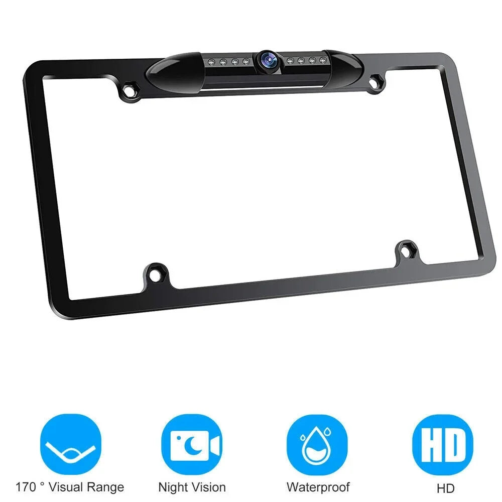 Cars Vision Wired IP68 Night Waterproof Cam - Angle Backup Universal 170° View Viewing KingFurt - Camera Rear American for -